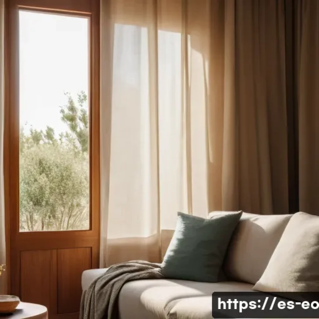 낮잠과 불면증 해결의 관계 - A cozy, softly lit bedroom in a modern Spanish home during the afternoon, featuring a middle-aged Sp...