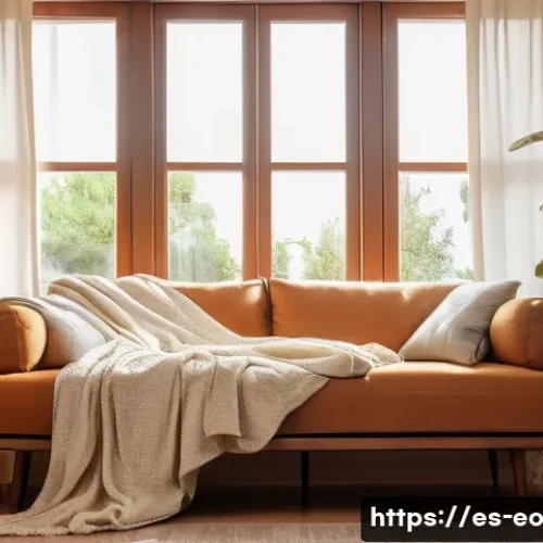 Home 33 낮잠을 통한 에너지 유지 방법 - A cozy Mediterranean-style home interior during early afternoon, featuring a softly lit living room ...